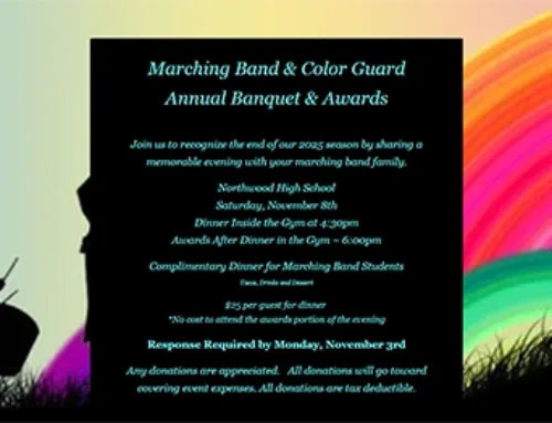 10/23/25 – Marching Band Banquet